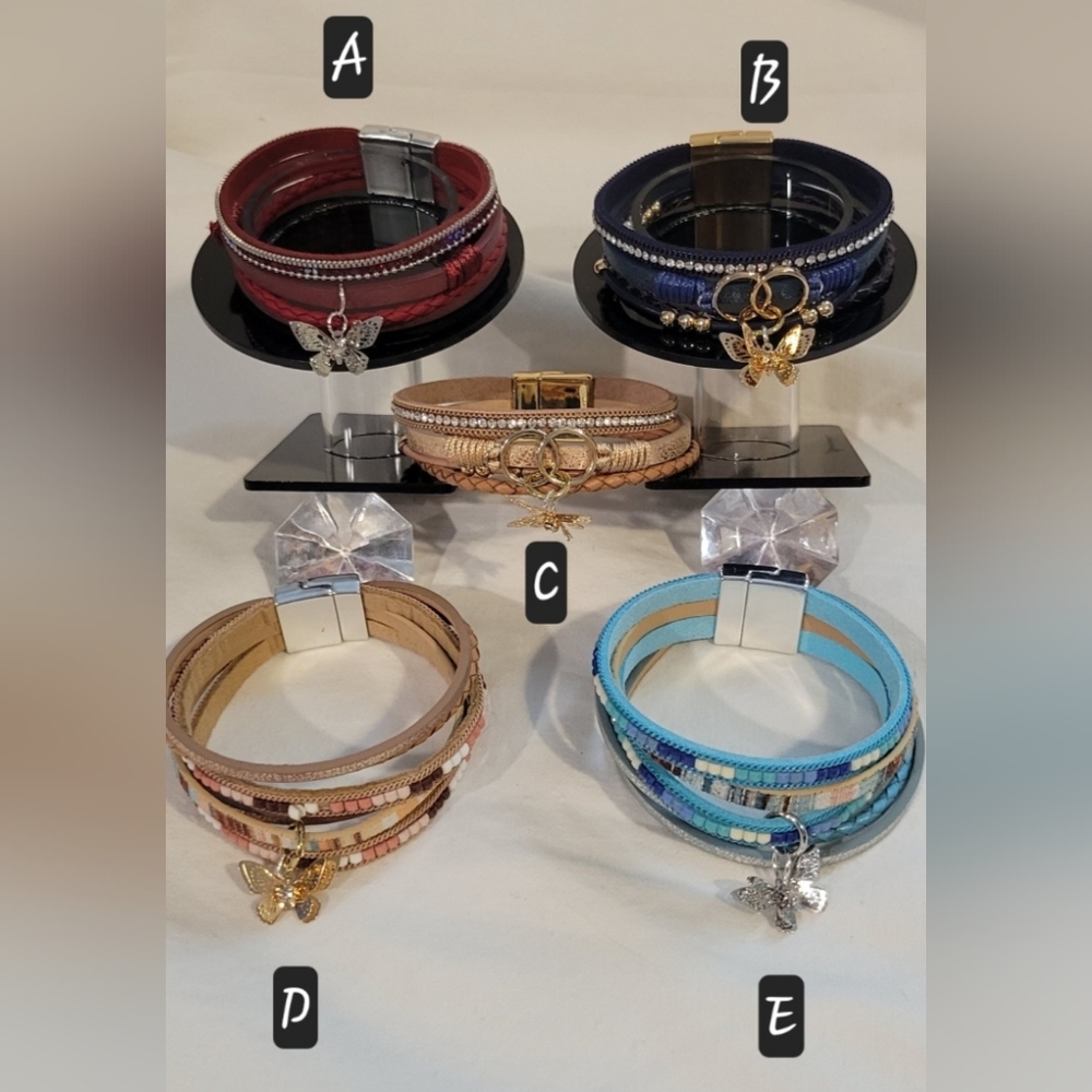 Butterfly Wrap Bracelets